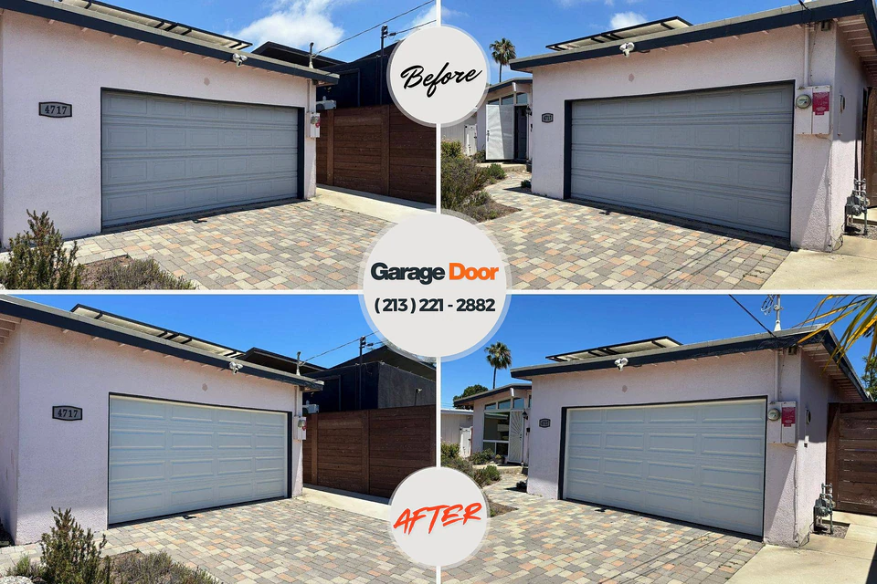 Before and after: garage door repair 81637